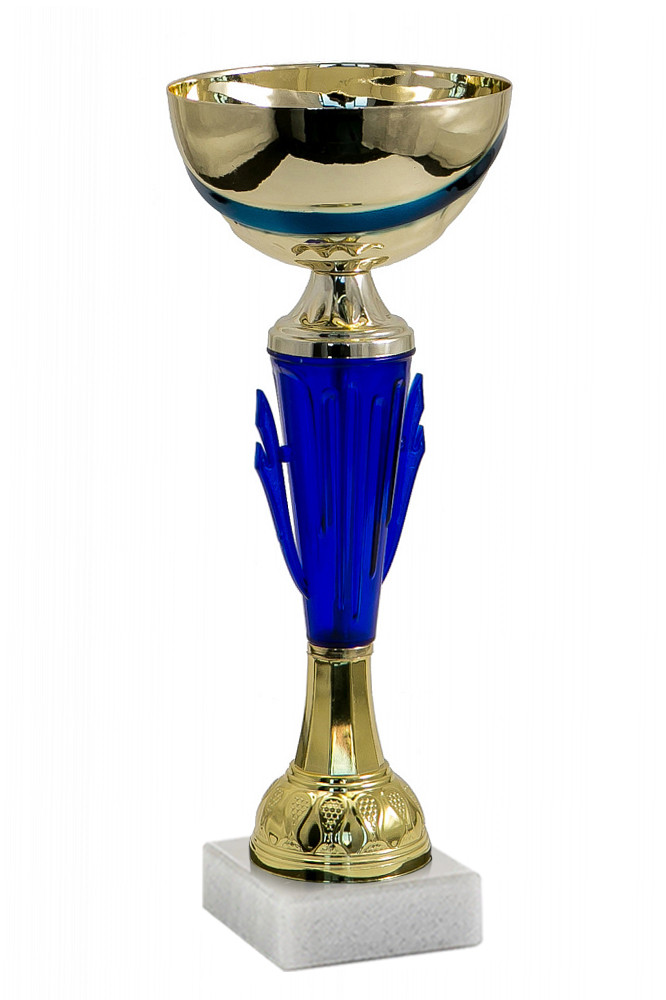 Кубок "Индиго" на мраморной подставке , высота 23 см, чаша 10 см арт. 020-230-100 - фото 1 - id-p211721275