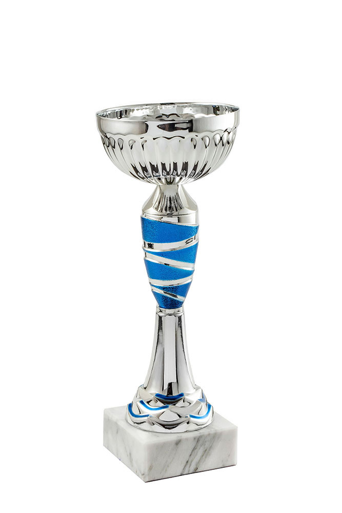 Кубок "Волна" на мраморной подставке , высота 31 см, чаша 12 см арт. 022-310-120