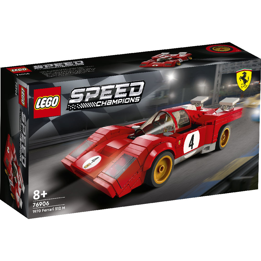 Конструктор LEGO Original Speed Champions: Спорткар 1970 Ferrari 512 M, арт. 76906 - фото 1 - id-p211722329