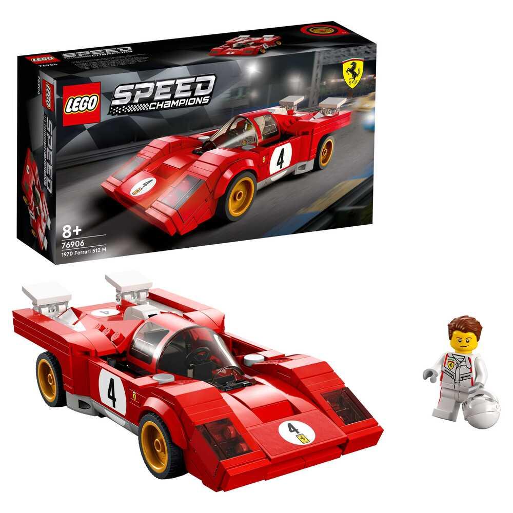 Конструктор LEGO Original Speed Champions: Спорткар 1970 Ferrari 512 M, арт. 76906 - фото 2 - id-p211722329