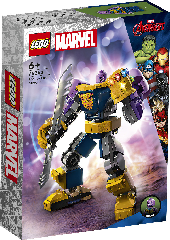 Конструктор LEGO Original Marvel Super Heroes: Танос: робот, арт. 76242 - фото 2 - id-p211722330