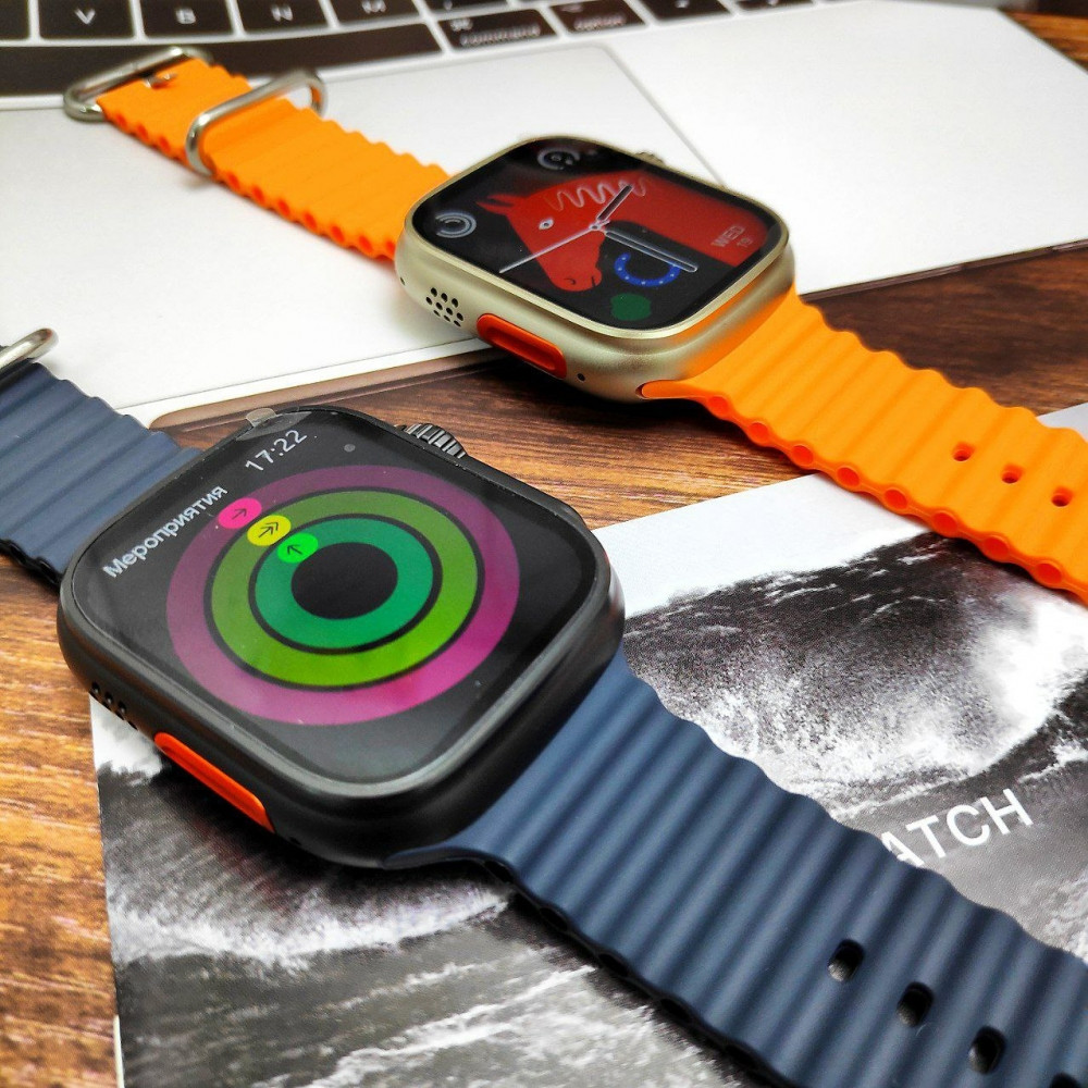 Умные часы Smart Watch Ultra (копия Apple Watch Ultra) Черный - фото 8 - id-p211265310