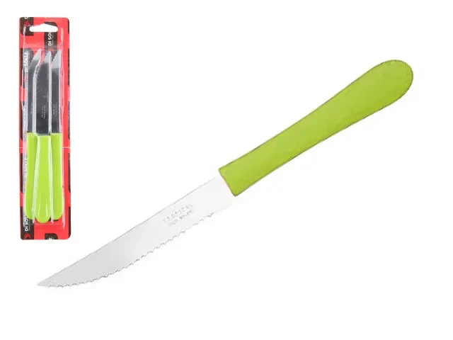 Набор ножей для стейка, 3шт., серия NEW TROPICAL, зеленые, DI SOLLE (Длина: 194 мм, длина лезвия: 97 мм, - фото 1 - id-p211727829