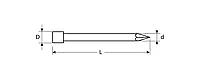 ЗУБР 70 х 3.0 мм, финишные гвозди, цинк, 5 кг (305310-30-070)