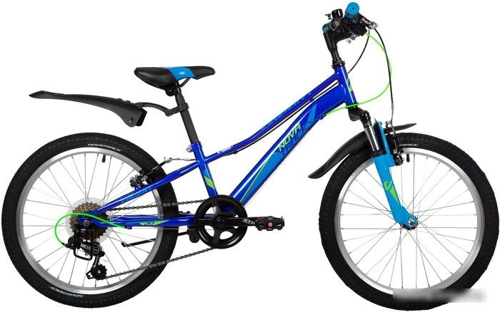 Детский велосипед Novatrack Valiant 6.V 20 2022 20SH6V.VALIANT.BL22 (синий) - фото 1 - id-p210509065