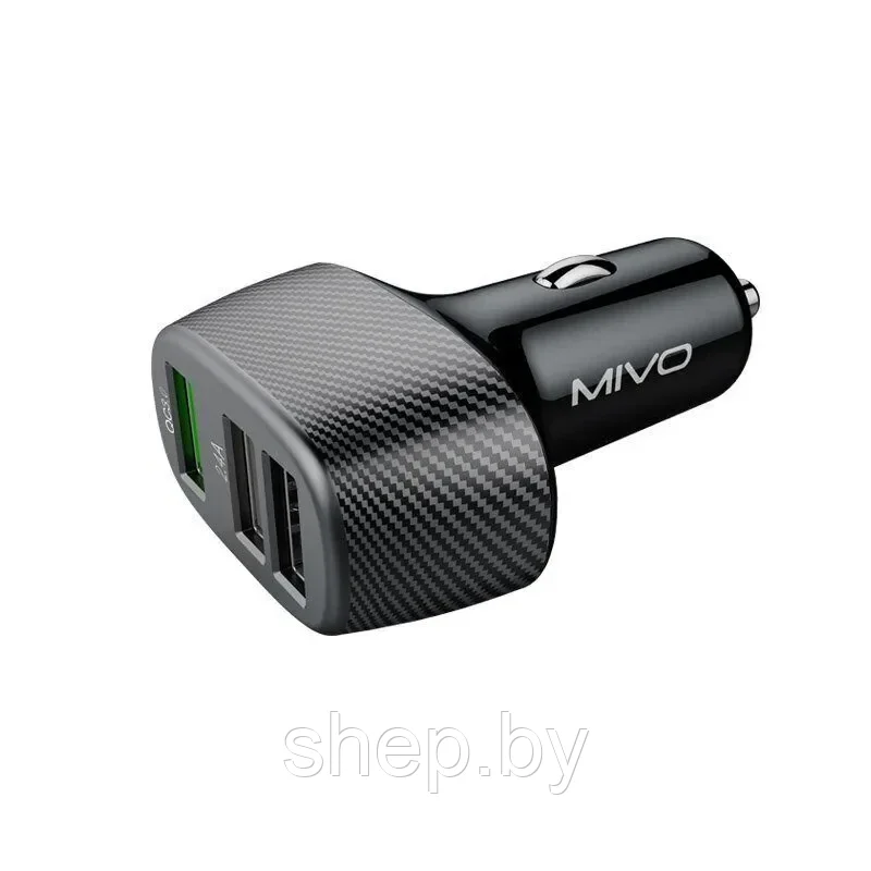 Автомобильное зарядное устройство для смартфона в машину Mivo MU-333Q - фото 2 - id-p211734047