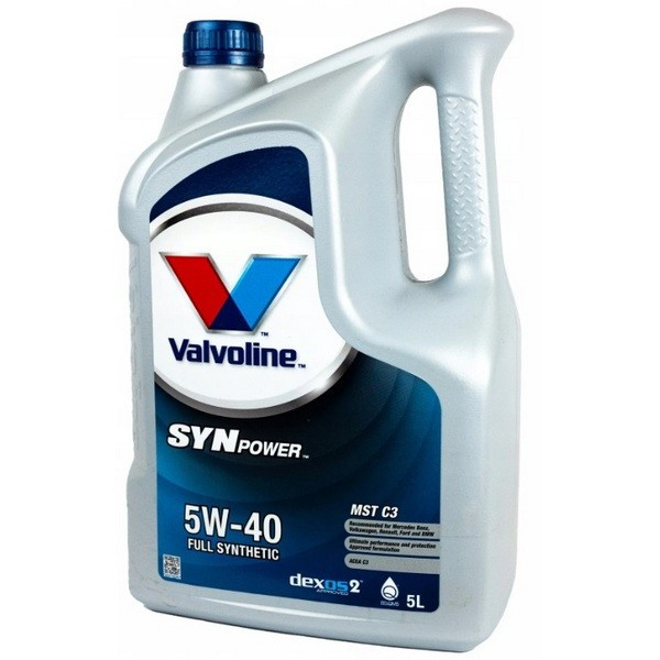 Масло моторное синтетическое 872386 Valvoline SynPower MST C3 5W-40, 5L - фото 1 - id-p211734187