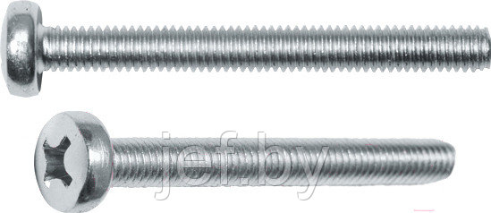Винт М8х50 мм полусф. головка цинк DIN 7985 (150 шт ) STARFIX SMC3-56212-150