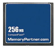 Карта памяти Compact Flash 256Mb MemoryPartner