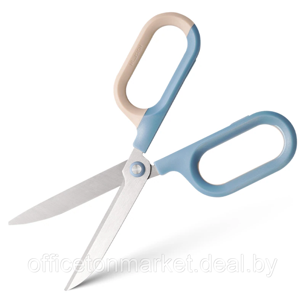 Ножницы "Deli NS055", 18 см, синий - фото 1 - id-p211738273