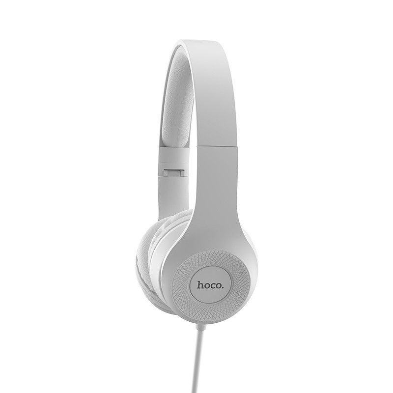 Наушники HOCO W21 GRACEFUL CHARM WIRE CONTROL HEADPHONES, 708298 GRAY - фото 2 - id-p211767891