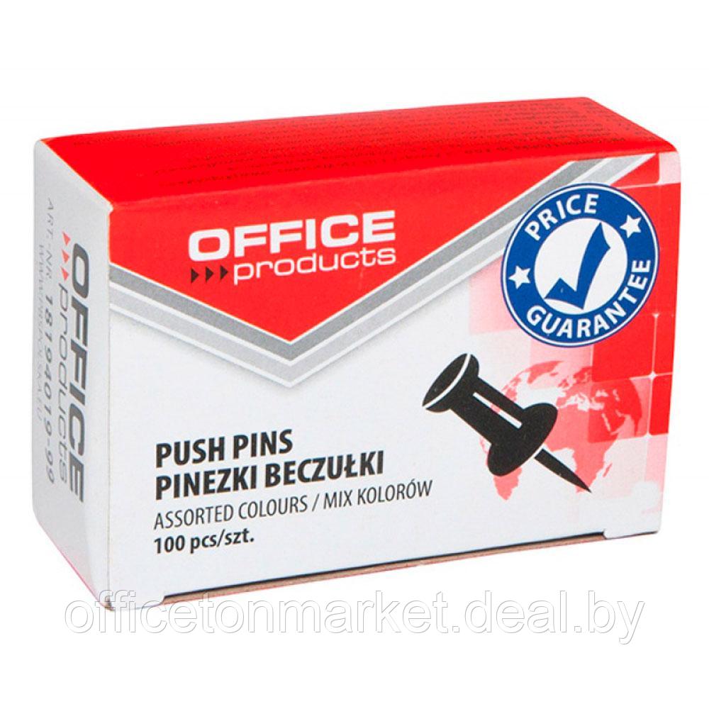 Иглы-кнопки Office products "Пешки", 100 шт, ассорти - фото 1 - id-p211720131