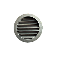 Решетка круглая наружная алюминиевая д.400