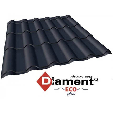 Металлочерепица Diament Eco Plus МАТ - ZMG PLADUR EcoProtect (ThyssenKrupp), фото 2