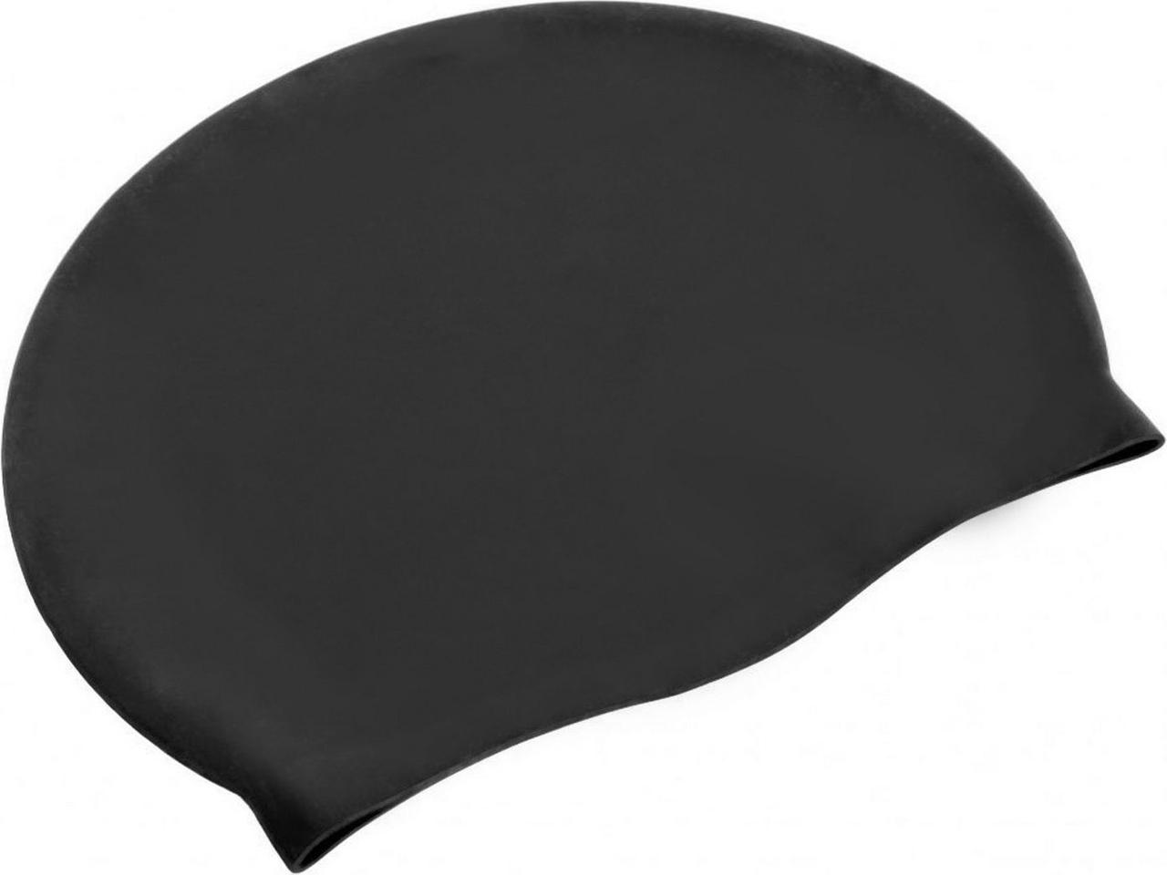 Шапочка для плавания силиконовая, черная - фото 2 - id-p211797667