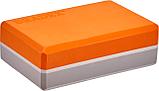 Блок для йоги Bradex SF 0731, оранжевый/серый, фото 2