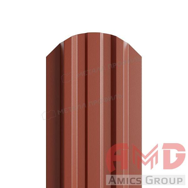 Штакетник металлический МП LАNE 16,5х99 структурный глянец Пуретан (Puretan®) 0,50мм