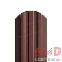Штакетник металлический МП LАNE 16,5х99 структурный глянец Пуретан (Puretan®) 0,50мм, фото 2