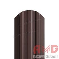 Штакетник металлический МП LАNE 16,5х99 структурный глянец Пуретан (Puretan®) 0,50мм, фото 3