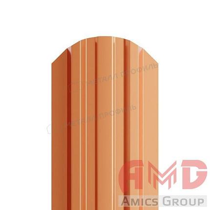 Штакетник металлический МП LАNE 16,5х99 медный глянец АГНЕТА (AGNETA®) 0,50мм, фото 2