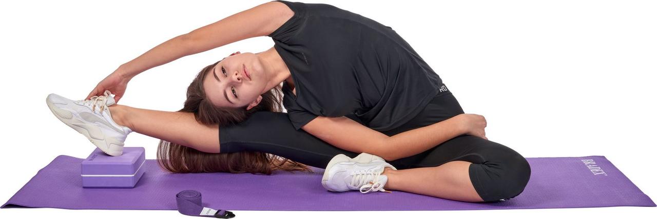 Ремешок для йоги фиолетовый - фото 3 - id-p211797824