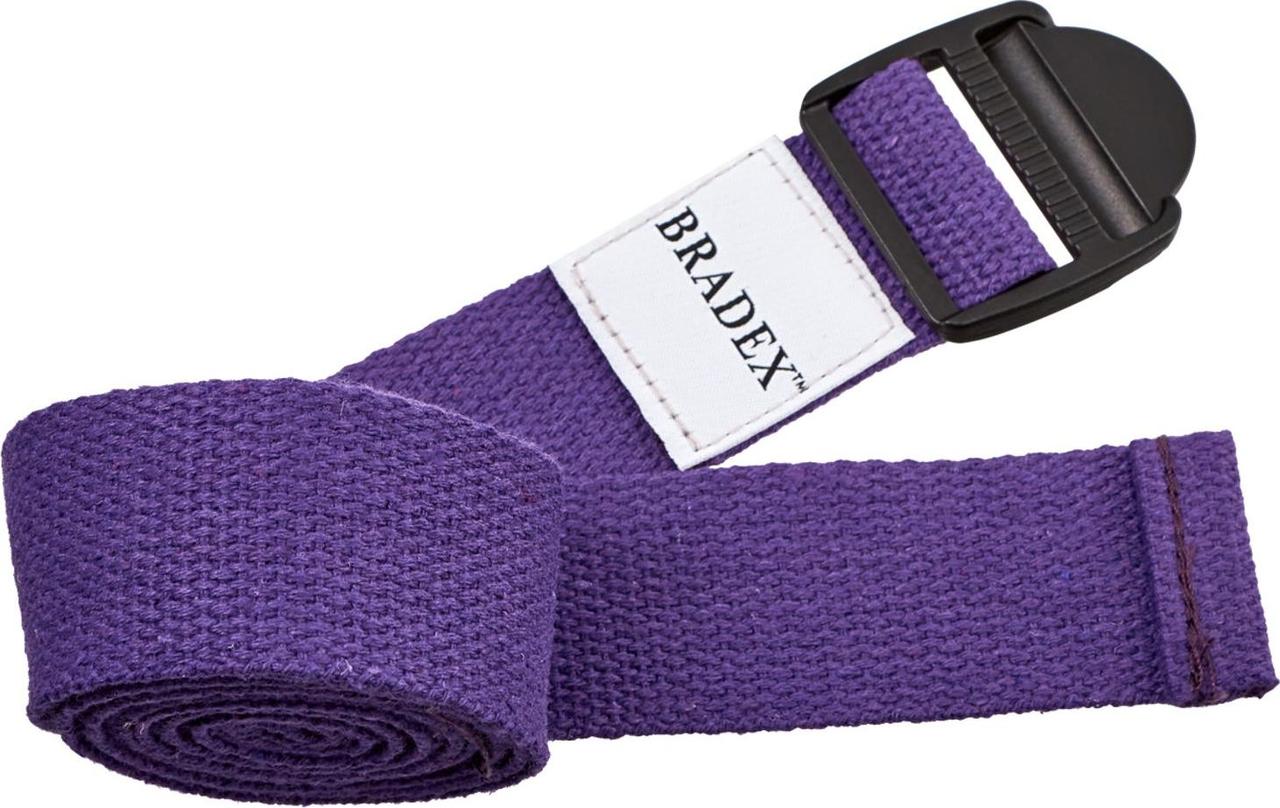 Ремешок для йоги фиолетовый - фото 1 - id-p211797824
