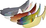 Очки спортивные солнцезащитные с 5 сменными линзами в чехле, красные, фото 5
