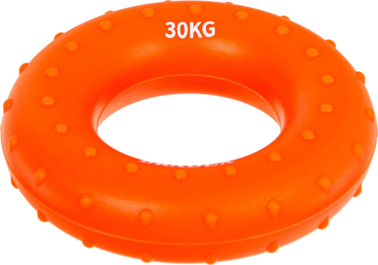 Кистевой эспандер 30 кг, круглый массажный, оранжевый - фото 2 - id-p211798438