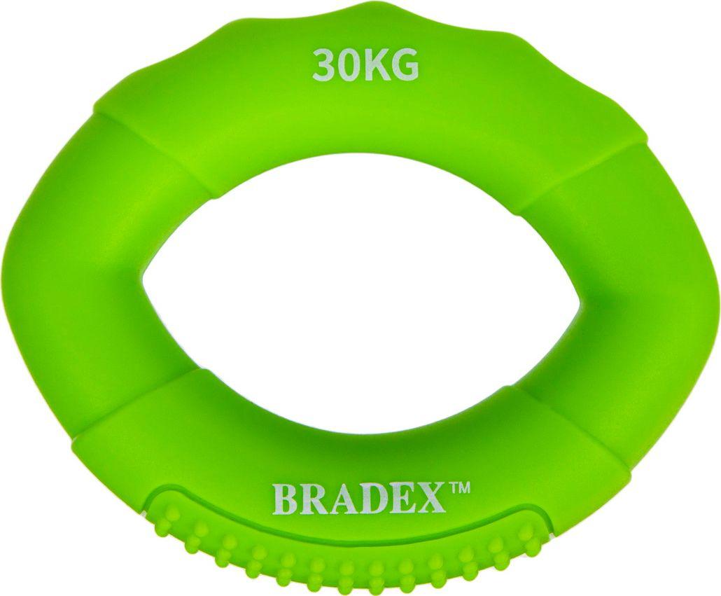 Кистевой эспандер 30 кг, овальной формы, зеленый - фото 1 - id-p211798453