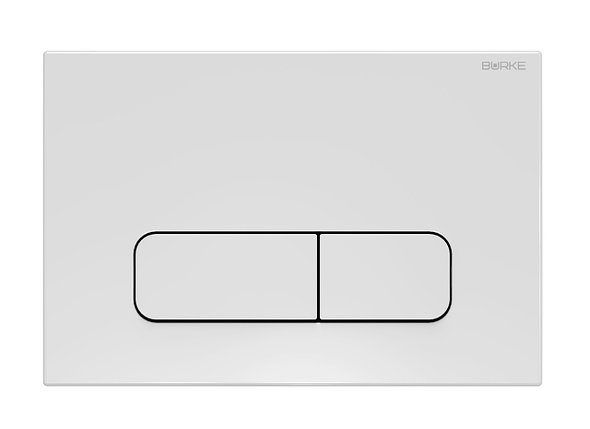 BURKE клавиша смыва тип 02 белый глянец/белый глянец, фото 2