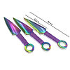 Набор метательных ножей фиолетовых с переливом, фото 5