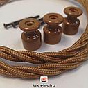 Ретро провод витой Lindas 3х2,5 медный люкс "Винтаж", фото 3