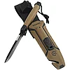 Нож Ganzo G8012V2-DY коричневый с паракордом, фото 3