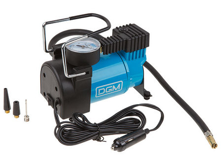 Компрессор автомобильный DGM AC-0913 (12 В, 130 Вт, 35 л/мин, 10 бар (манометр 7 бар), сумка), фото 2