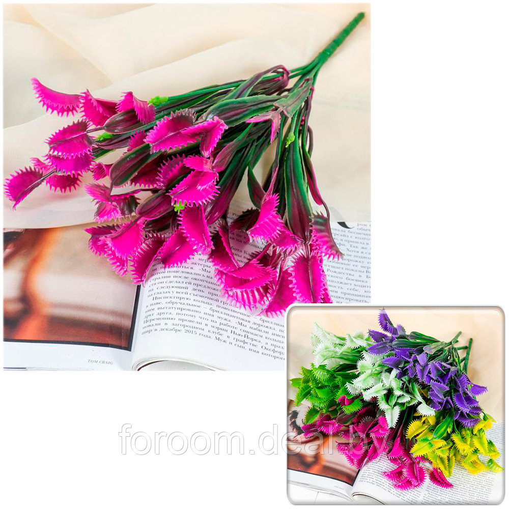 Букет искусственных цветов "Дионея" 32 см СимаГлобал 3792260 - фото 1 - id-p211799673