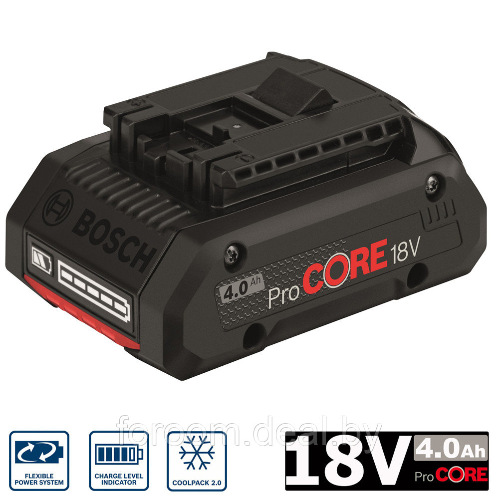 Аккумулятор ProCORE 18V 4.0 Ah (-1-) Professional BOSCH (1600A016GB) - фото 1 - id-p211799723