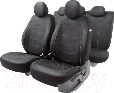 Комплект чехлов для сидений Autoprofi Arrow ARW-1102 BK/GY - фото 1 - id-p211823470