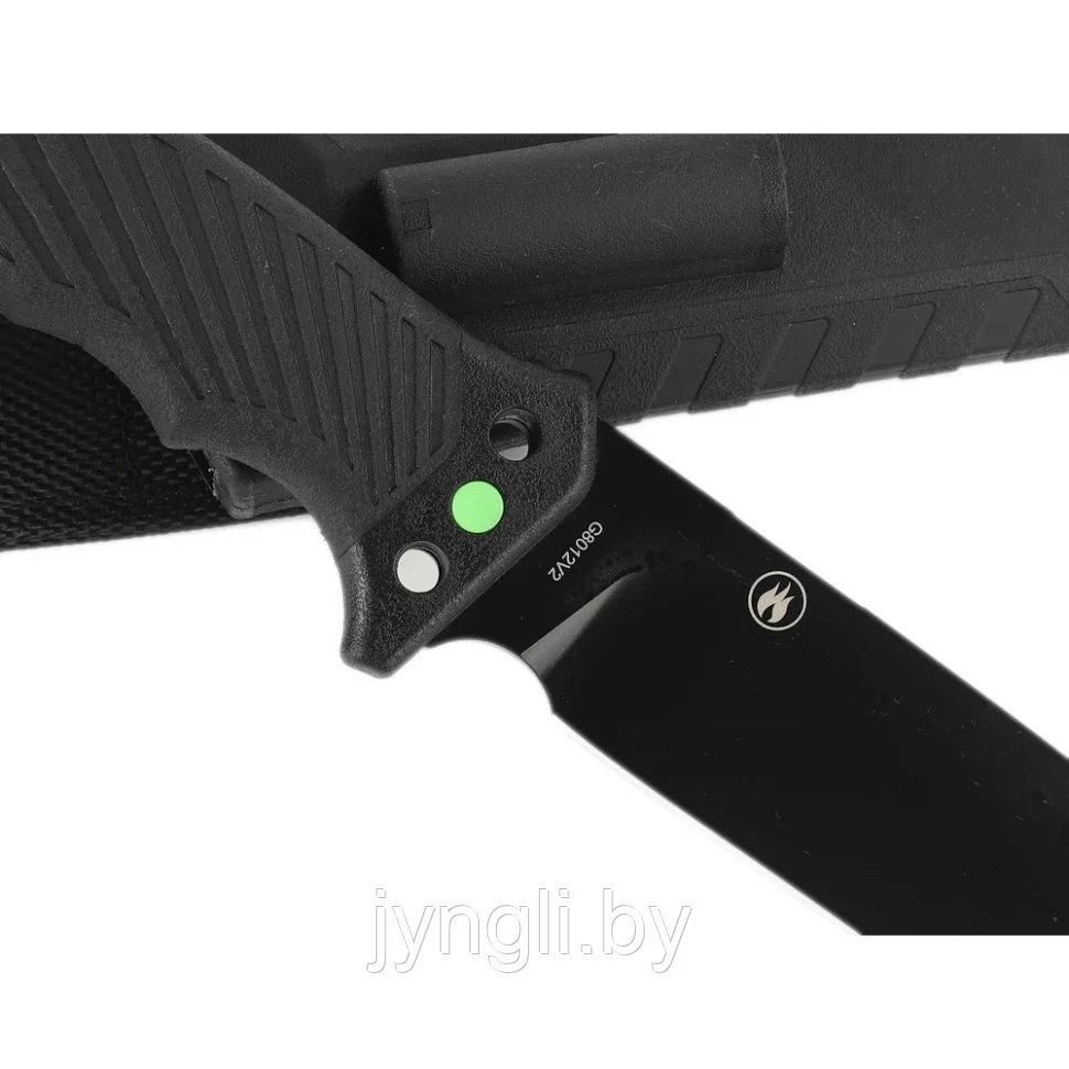 Нож Ganzo G8012V2-BK черный с паракордом - фото 8 - id-p211839469
