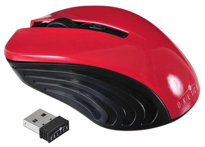 Oklick 545MW черный/красный оптическая (1600dpi) беспроводная USB (4but) [368631] - фото 1 - id-p203908720