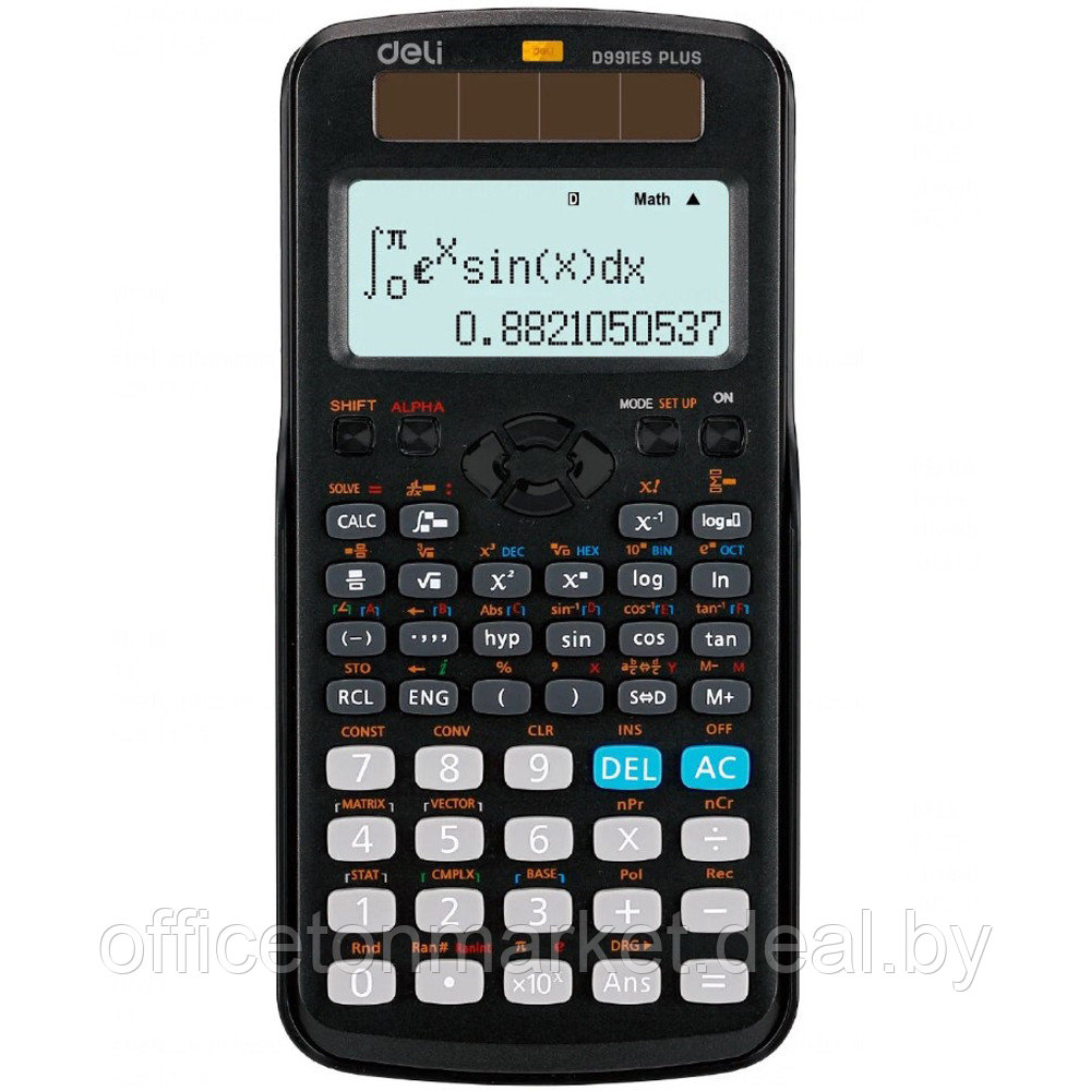 Калькулятор научный Deli Ultimate "D991ES", 12-разрядный, черный - фото 1 - id-p211738338