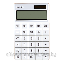Калькулятор настольный Deli "NS041", 12-разрядный, белый