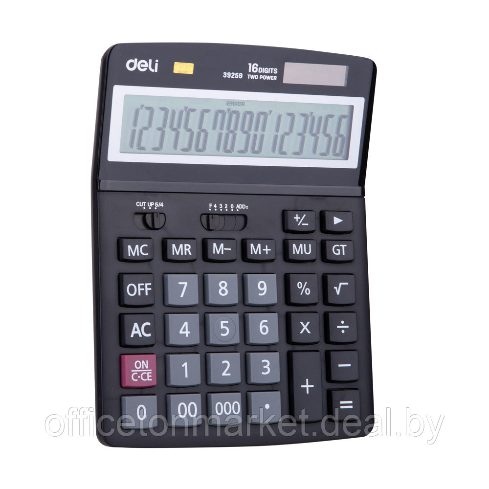 Калькулятор настольный Deli "39259", 16-разрядный, черный - фото 3 - id-p211738349