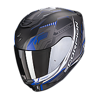 Шлем SCORPIONEXO EXO-391 HAUT Matt Black-Silver-Blue XS (53-54)