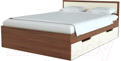 Полуторная кровать Стендмебель Гармония КР-606 120x200 - фото 1 - id-p211868030