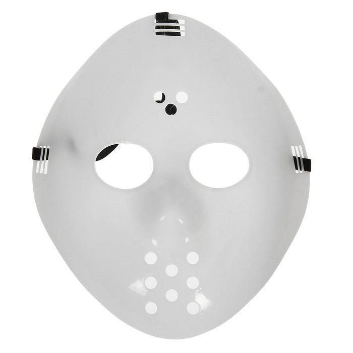 Карнавальная маска Пятница 13 пластик 536431 - фото 1 - id-p211885524
