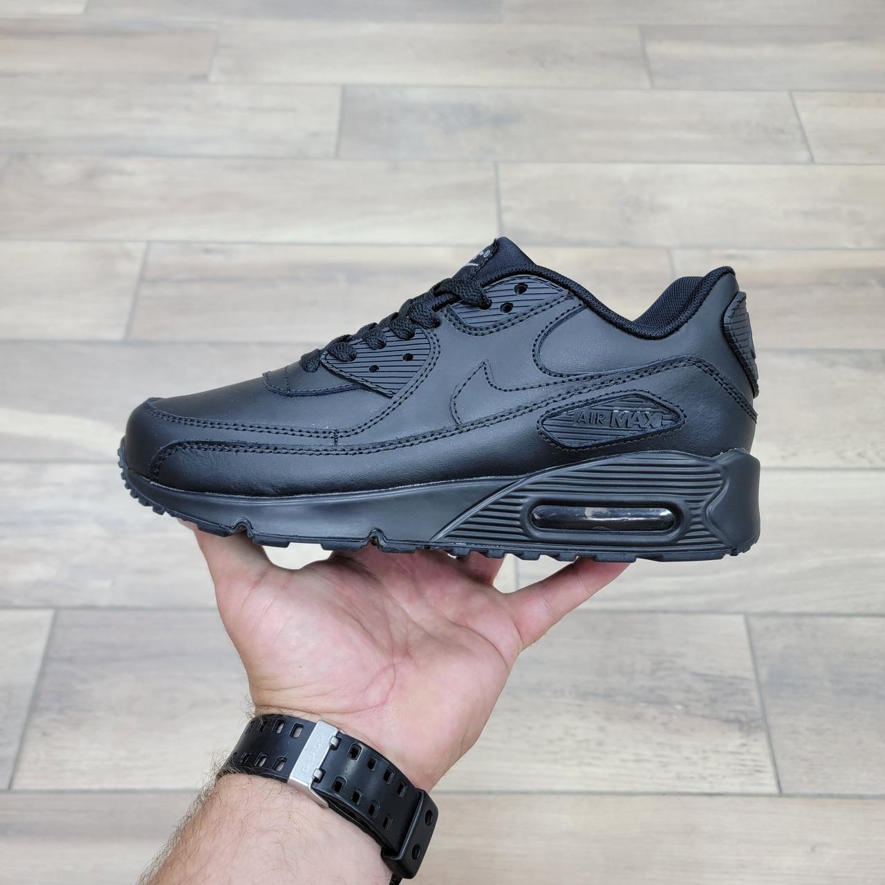 Кроссовки Nike Air Max 90 Black - фото 1 - id-p161092863