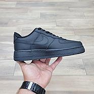 Кроссовки Nike Air Force 1 Low Triple Black, фото 2