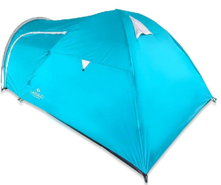 Палатка туристическая ACAMPER MONSUN 3-местная 3000 мм/ст небесно-голубой - фото 7 - id-p211887398