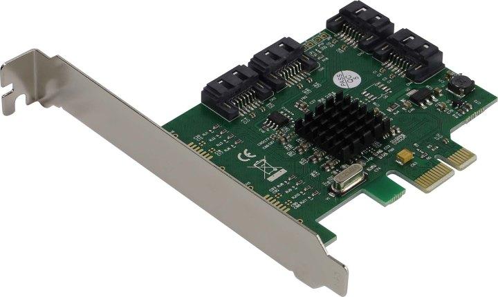 Orient M9215S (RTL) PCI-Ex1, SATA 6Gb/s, 4port-int,