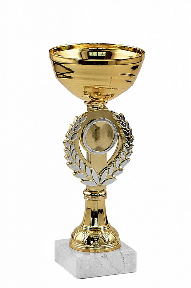 Кубок "Удача" на мраморной подставке , высота 18 см, чаша 8 см арт. 027-180-80 - фото 1 - id-p211888635